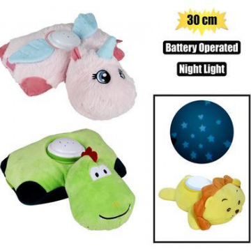 PLUSH ANIMALS B-O W-NIGHT LIGHT 30cm