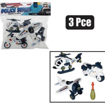 VEHICLE TOOLS DIY ASSEMBLY 3PC POLICE