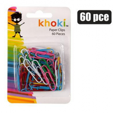 STATIONERY PAPER CLIPS 2.8cm 60PC
