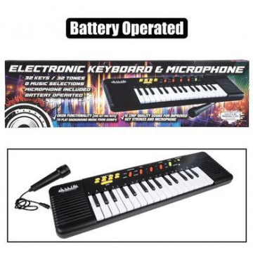 MUSICAL KEYBOARD ELECTRONIC W-MIC 32 KEY