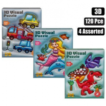 PUZZLE 3D LOOK VISUAL 120PC