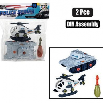 VEHICLE TOOLS DIY ASSEMBLY 2PC POLICE